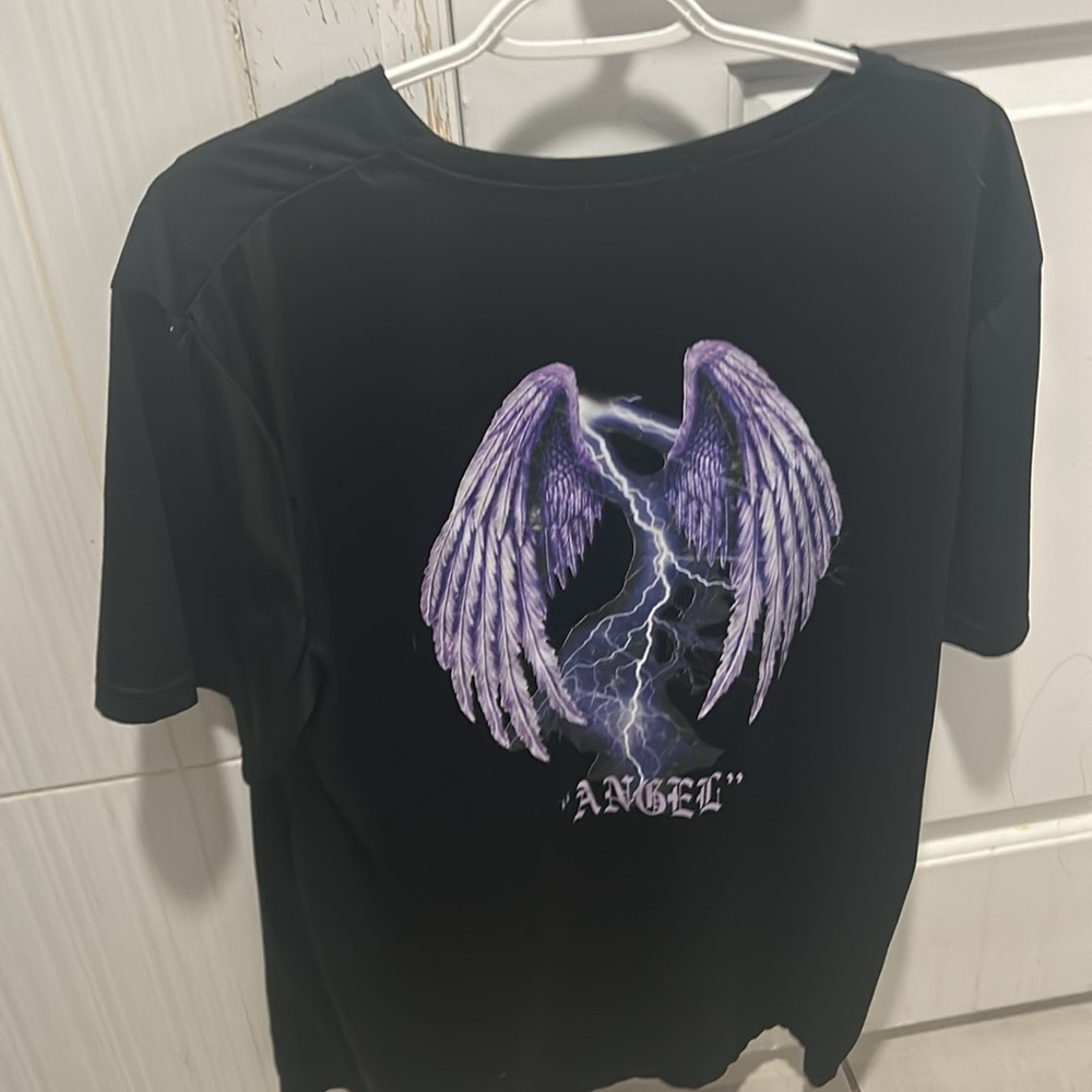 Cool purple angel tee